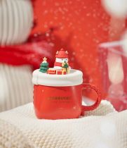Starbucks 2022 China Christmas Polar Bear Gift 12oz Mug