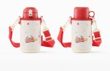 Starbucks 2022 China Thermos Happy Christmas Two Lids 20oz Cup Tumbler