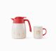 Starbucks 2022 China Christmas Thermos Holiday Coffee Pot and Cup Set