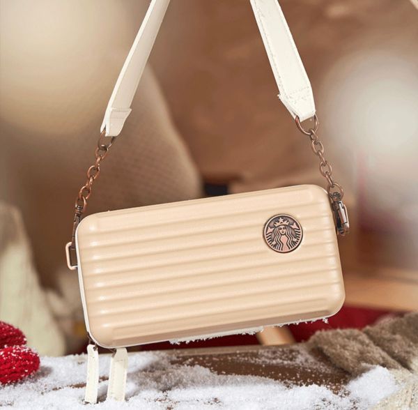 Starbucks 2022 China Christmas Milk Tea Mini Suitcase