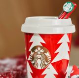 Starbucks 2022 China Christmas Happy Get Together Pen Container Display Toy