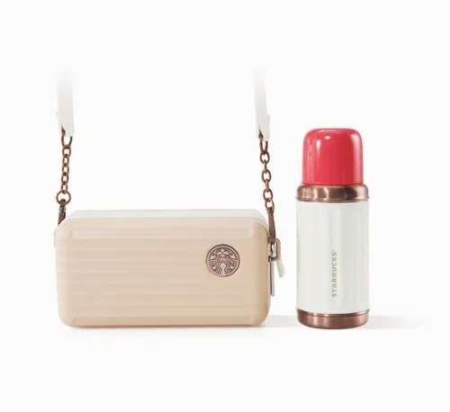 Starbucks 2022 China Christmas Red White 12oz Cup Tumbler with Bag
