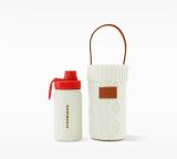 Starbucks 2022 China Christmas Polar Bear Giving Gifts 14oz Cup Tumbler with Sleeve