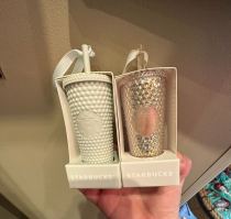Starbucks 2022 Japan Christmas Two Keychain Ornament Set