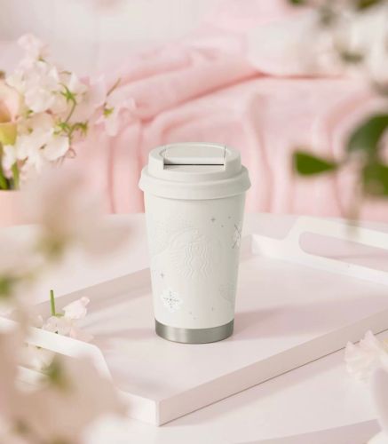 Starbucks 2023 China Winter Snowflake 13oz SS Cup Tumbler
