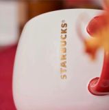 Starbucks 2023 China New Year Gold Rabbit Ear 12oz Mug