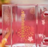 Starbucks 2023 China New Year Fireworks Bloom 13oz Glass Cup