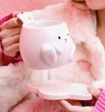 Starbucks 2023 China Cute Rabbit Peach Blossom 12oz Mug