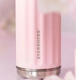 Starbucks 2023 China Peach Blossom Pink 16oz SS Cup Tumbler