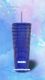 Starbucks 2023 US&CAN Blueberry Glitter Grid 24oz Tumbler In Hand Ship Soon