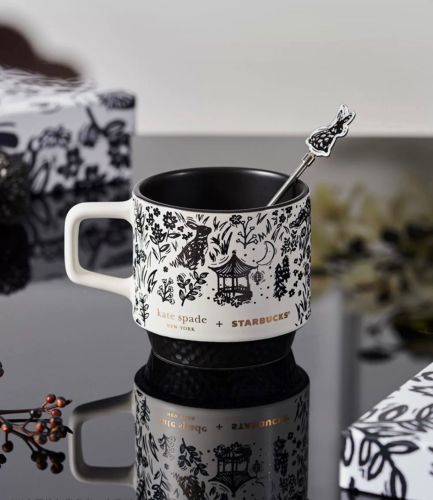 Starbucks 2023 China Kate Spade Black Rabbit 14oz Mug
