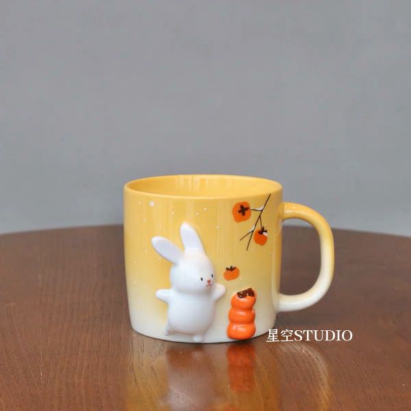 Starbucks 2023 China Year of Rabbit Relief Snow Rabbit 16oz Mug