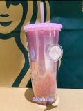 Starbucks 2023 Taiwan Sakura Full Moon 16oz Plastic Cup ship after 15th Feb.