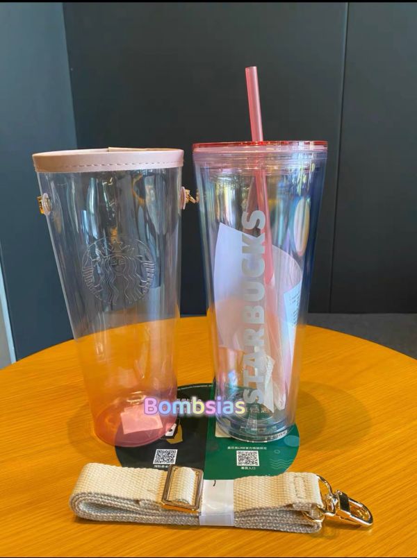 Starbucks 2023 Taiwan Sakura TOGO 24oz Cup Tumbler ship after 15th Feb.