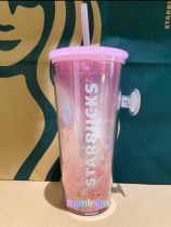 Starbucks 2023 Taiwan Sakura Full Moon 16oz Plastic Cup ship after 15th Feb.