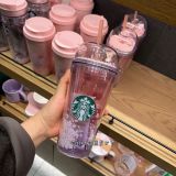 Starbucks 2023 Korea Sakura Bear Lid 16oz Plastic Cup Tumbler ship in the earlier of Mar.