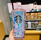 Starbucks 2023 Japan Sakura Purple 16oz Plastic Cup Tumbler ship in the earlier of Mar.