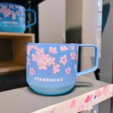 Starbucks 2023 Japan Sakura 11oz SS Desktop Cup ship in the earlier of Mar.