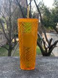 Starbucks 2023 Taiwan Valentine's Day Shiny Gold 24oz Jewel Cup Tumbler ship after 11th Jan.