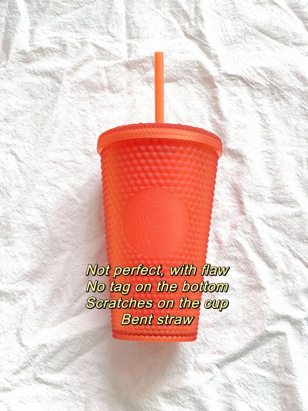 With Flaw Starbucks Orange Jelly Grande Studded No Tag