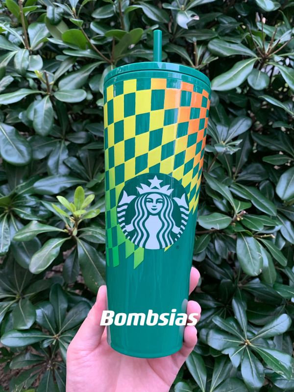 Minor Flaw No Tag Starbucks Green Mosaic Cup