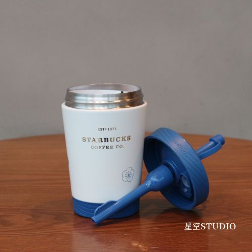 Contigo x Starbucks コンティゴ US$ 52.99 - Starbucks 2023 China Contigo Blue White 13oz SS Cup