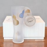 Starbucks 2023 China Cute Rabbit 14oz Glass Cup Set with Gift Box