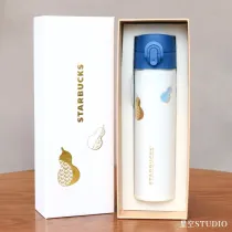 Starbucks 2023 China Thermos Calabash 14oz SS Tumbler with Gift Box