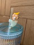 Starbucks 2023 Taiwan Blue Scale Mermaid Bear Topper 24oz Tumbler ship after 15th Mar.