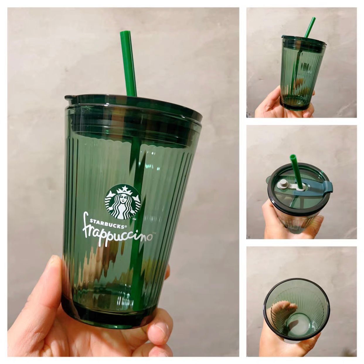 US$ 40.99 - Starbucks 2023 China Enjoy Coffee 13oz Glass Cup - m