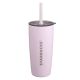 Starbucks 2023 Sakura Purple Pink 20oz SS Cup Tumbler with two lids