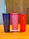 Starbucks US Blueberry Glitter Grid Pink Marble Orange Bubble Tumbler