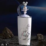 Disney Mickey Donald Duck Chip Dale 18oz Magnet Tumbler