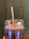 Starbucks 2023 Korea Sakura Bear Lid 16oz Plastic Cup Tumbler ship in the earlier of Mar.
