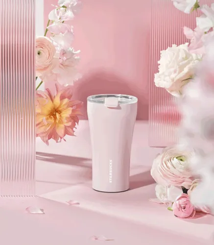 Starbucks 2023 China Pink 12oz SS Cup Tumbler