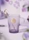 Starbucks 2023 China Summer Purple Gradient 14oz Glass Cup with Stick