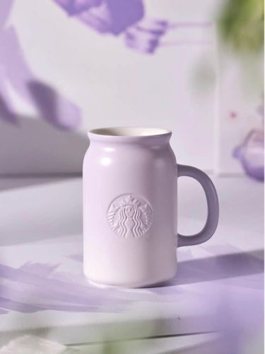 Starbucks 2023 China Summer Purple Gradient Milk Jug 14oz Mug