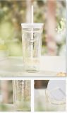 Starbucks 2023 China Elegant Lily of the Valley 20oz DW Glass Cup