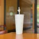 Starbucks 2023 China Lily of the Valley White Dion Lattice 20oz Cup Tumbler with Topper