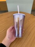 Starbucks 2023 China Summer Purple 16oz Plastic Tumbler