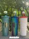 Starbucks 2023 Taiwan Chrome Blue Oil Slick Red White Baseball Studded