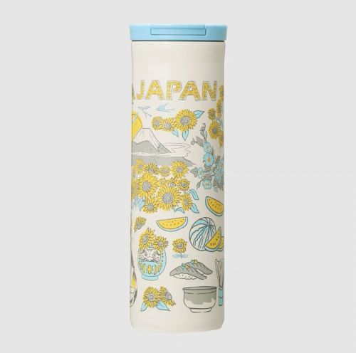 Preorder Starbucks 2023 Japan Summer sunflower BTS 16oz SS Tumbler ship in the middle of June