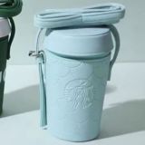 Starbucks 2023 China Green or Blue Scale Mini Bucket Coin Bag