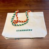 Starbucks 2023 Zongzi Black or White Hand Bag(size:46*10*31cm)
