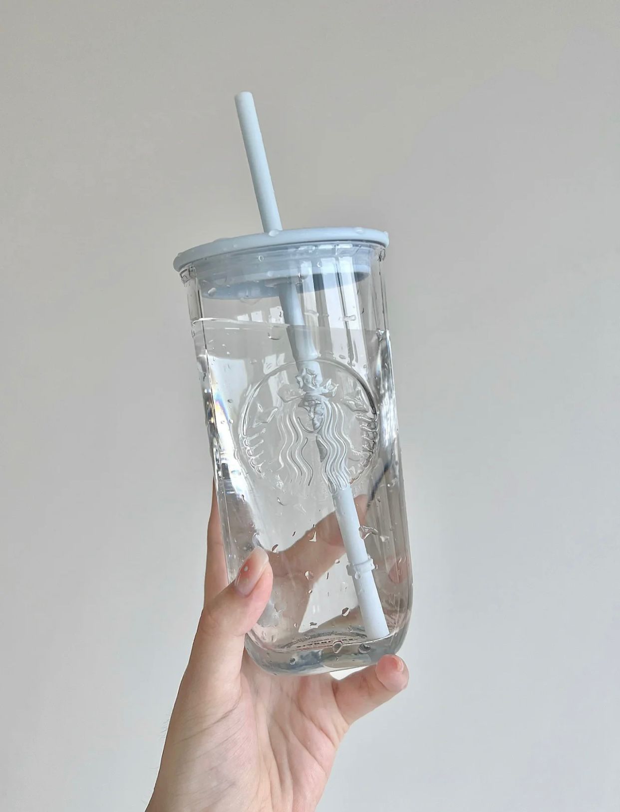 ☕️@starbucks Starbucks NEW Recycled Glass mug is gorgeous! Triangle bo