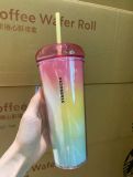 Starbucks 2023 Taiwan Rainbow Starlight Shine So Bright 16oz Dome Tumbler