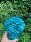 Minor Flaw No Tag Starbucks US Chrome Blue Studded