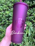 CRACK starbucks sangria purple tumbler CRACK 