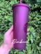 CRACK starbucks sangria purple tumbler CRACK 