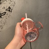 Starbucks 2020 China Summer Strawberry Ice Cream 16oz Glass Cup